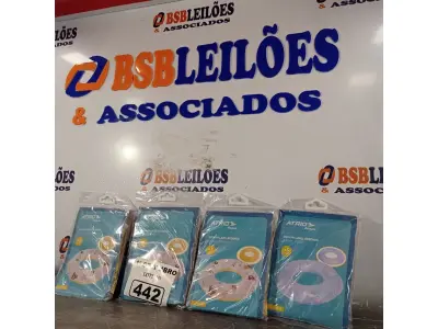 LOTE 442 - 04 BOIAS INFANTIL. (NO ESTADO) ATENÇÃO! FAZER A VISITAÇÃO ANTES DE ARREMATAR, NÃO SABEMOS SE FUNCIONA. LEILÃO NÃO TEM GARANTIA E NEM DEVOLUÇÃO, SUJEITO A POSSÍVEIS AVARIAS VISÍVEIS/OCULTAS E/OU AUSÊNCIA DE COMPONENTES.