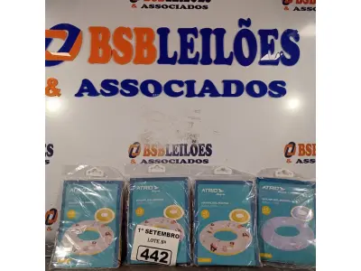 LOTE 442 - 04 BOIAS INFANTIL. (NO ESTADO) ATENÇÃO! FAZER A VISITAÇÃO ANTES DE ARREMATAR, NÃO SABEMOS SE FUNCIONA. LEILÃO NÃO TEM GARANTIA E NEM DEVOLUÇÃO, SUJEITO A POSSÍVEIS AVARIAS VISÍVEIS/OCULTAS E/OU AUSÊNCIA DE COMPONENTES.
