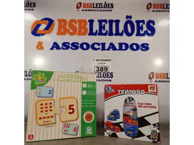 LOTE 389 - 01 BONECO JOÃO TEIMOSO E 01 JOGO DESCOBRINDO A MATEMÁTICA. (NO ESTADO) ATENÇÃO! FAZER A VISITAÇÃO ANTES DE ARREMATAR, NÃO SABEMOS SE FUNCIONA. LEILÃO NÃO TEM GARANTIA E NEM DEVOLUÇÃO, SUJEITO A POSSÍVEIS AVARIAS VISÍVEIS/OCULTAS E/OU AUSÊNCIA DE COMPONENTES.