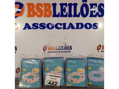 LOTE 442 - 04 BOIAS INFANTIL. (NO ESTADO) ATENÇÃO! FAZER A VISITAÇÃO ANTES DE ARREMATAR, NÃO SABEMOS SE FUNCIONA. LEILÃO NÃO TEM GARANTIA E NEM DEVOLUÇÃO, SUJEITO A POSSÍVEIS AVARIAS VISÍVEIS/OCULTAS E/OU AUSÊNCIA DE COMPONENTES.