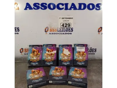 LOTE 429 - 07 CAIXAS COM CARDS KROSMASTER. (NO ESTADO) ATENÇÃO! FAZER A VISITAÇÃO ANTES DE ARREMATAR, NÃO SABEMOS SE FUNCIONA. LEILÃO NÃO TEM GARANTIA E NEM DEVOLUÇÃO, SUJEITO A POSSÍVEIS AVARIAS VISÍVEIS/OCULTAS E/OU AUSÊNCIA DE COMPONENTES.