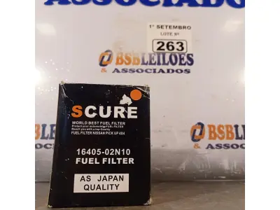 LOTE 263 - 01 FILTRO DE ÓLEO DA NISSAN. (NO ESTADO) ATENÇÃO! FAZER A VISITAÇÃO ANTES DE ARREMATAR, NÃO SABEMOS SE FUNCIONA. LEILÃO NÃO TEM GARANTIA E NEM DEVOLUÇÃO, SUJEITO A POSSÍVEIS AVARIAS VISÍVEIS/OCULTAS E/OU AUSÊNCIA DE COMPONENTES.