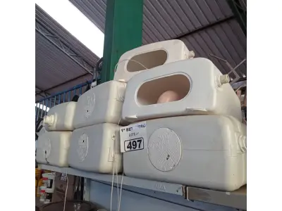 LOTE 497 - 06 CAIXAS DE DESCARGA COM AVARIAS. (NO ESTADO) ATENÇÃO! FAZER A VISITAÇÃO ANTES DE ARREMATAR, NÃO SABEMOS SE FUNCIONA. LEILÃO NÃO TEM GARANTIA E NEM DEVOLUÇÃO, SUJEITO A POSSÍVEIS AVARIAS VISÍVEIS/OCULTAS E/OU AUSÊNCIA DE COMPONENTES.