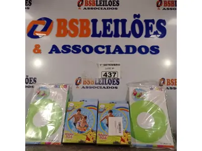 LOTE 437 - 04 BOIAS INFANTIL. (NO ESTADO) ATENÇÃO! FAZER A VISITAÇÃO ANTES DE ARREMATAR, NÃO SABEMOS SE FUNCIONA. LEILÃO NÃO TEM GARANTIA E NEM DEVOLUÇÃO, SUJEITO A POSSÍVEIS AVARIAS VISÍVEIS/OCULTAS E/OU AUSÊNCIA DE COMPONENTES.