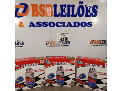 LOTE 438 - 03 BONECOS JOÃO TEIMOSO CORRIDA DIVERTIDA. (NO ESTADO) ATENÇÃO! FAZER A VISITAÇÃO ANTES DE ARREMATAR, NÃO SABEMOS SE FUNCIONA. LEILÃO NÃO TEM GARANTIA E NEM DEVOLUÇÃO, SUJEITO A POSSÍVEIS AVARIAS VISÍVEIS/OCULTAS E/OU AUSÊNCIA DE COMPONENTES.