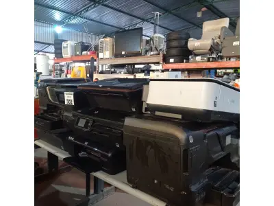 LOTE 302 - 10 IMPRESSORAS MARCAS E MODELOS DIVERSOS PARA RETIRADA DE PEÇAS. (NO ESTADO) ATENÇÃO! FAZER A VISITAÇÃO ANTES DE ARREMATAR, NÃO SABEMOS SE FUNCIONA. LEILÃO NÃO TEM GARANTIA E NEM DEVOLUÇÃO, SUJEITO A POSSÍVEIS AVARIAS VISÍVEIS/OCULTAS E/OU AUSÊNCIA DE COMPONENTES.