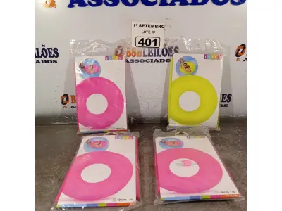 LOTE 401 - 04 BOIAS INFANTIL. (NO ESTADO) ATENÇÃO! FAZER A VISITAÇÃO ANTES DE ARREMATAR, NÃO SABEMOS SE FUNCIONA. LEILÃO NÃO TEM GARANTIA E NEM DEVOLUÇÃO, SUJEITO A POSSÍVEIS AVARIAS VISÍVEIS/OCULTAS E/OU AUSÊNCIA DE COMPONENTES.