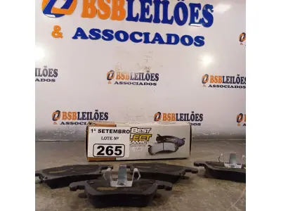 LOTE 265 - 01 PASTILHA DE FREIO DO CRUZE. (NO ESTADO) ATENÇÃO! FAZER A VISITAÇÃO ANTES DE ARREMATAR, NÃO SABEMOS SE FUNCIONA. LEILÃO NÃO TEM GARANTIA E NEM DEVOLUÇÃO, SUJEITO A POSSÍVEIS AVARIAS VISÍVEIS/OCULTAS E/OU AUSÊNCIA DE COMPONENTES.