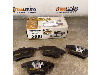 LOTE 265 - 01 PASTILHA DE FREIO DO CRUZE. (NO ESTADO) ATENÇÃO! FAZER A VISITAÇÃO ANTES DE ARREMATAR, NÃO SABEMOS SE FUNCIONA. LEILÃO NÃO TEM GARANTIA E NEM DEVOLUÇÃO, SUJEITO A POSSÍVEIS AVARIAS VISÍVEIS/OCULTAS E/OU AUSÊNCIA DE COMPONENTES.
