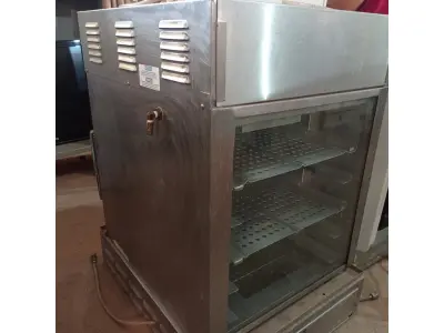 LOTE 521 - 01 ESTUFA INDUSTRIAL EM INOX. (NO ESTADO) ATENÇÃO! FAZER A VISITAÇÃO ANTES DE ARREMATAR, NÃO SABEMOS SE FUNCIONA. LEILÃO NÃO TEM GARANTIA E NEM DEVOLUÇÃO, SUJEITO A POSSÍVEIS AVARIAS VISÍVEIS/OCULTAS E/OU AUSÊNCIA DE COMPONENTES.