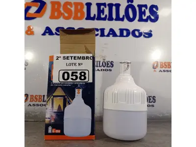 LOTE 058 - 01 LUMINÁRIA USB 60W. (NO ESTADO) ATENÇÃO! FAZER A VISITAÇÃO ANTES DE ARREMATAR, NÃO SABEMOS SE FUNCIONA. LEILÃO NÃO TEM GARANTIA E NEM DEVOLUÇÃO, SUJEITO A POSSÍVEIS AVARIAS VISÍVEIS/OCULTAS E/OU AUSÊNCIA DE COMPONENTES.