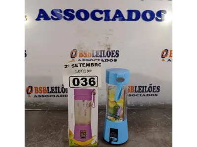 LOTE 036 - 01 LIQUIDIFICADOR PORTÁTIL. (NO ESTADO) ATENÇÃO! FAZER A VISITAÇÃO ANTES DE ARREMATAR, NÃO SABEMOS SE FUNCIONA. LEILÃO NÃO TEM GARANTIA E NEM DEVOLUÇÃO, SUJEITO A POSSÍVEIS AVARIAS VISÍVEIS/OCULTAS E/OU AUSÊNCIA DE COMPONENTES.