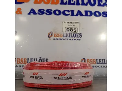 LOTE 085 - 01 ROLO DE CABO FLEXÍVEL 100M 1X4MM NA COR VERMELHA(NOVO). (NO ESTADO) ATENÇÃO! FAZER A VISITAÇÃO ANTES DE ARREMATAR, NÃO SABEMOS SE FUNCIONA. LEILÃO NÃO TEM GARANTIA E NEM DEVOLUÇÃO, SUJEITO A POSSÍVEIS AVARIAS VISÍVEIS/OCULTAS E/OU AUSÊNCIA DE COMPONENTES.