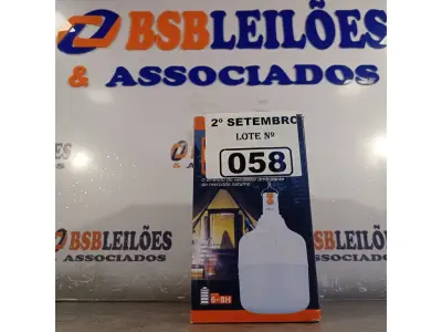 LOTE 058 - 01 LUMINÁRIA USB 60W. (NO ESTADO) ATENÇÃO! FAZER A VISITAÇÃO ANTES DE ARREMATAR, NÃO SABEMOS SE FUNCIONA. LEILÃO NÃO TEM GARANTIA E NEM DEVOLUÇÃO, SUJEITO A POSSÍVEIS AVARIAS VISÍVEIS/OCULTAS E/OU AUSÊNCIA DE COMPONENTES.