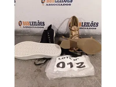 LOTE 012 - 02 – PARES DE CALÇADOS FEMININO Nº 37 (NO ESTADO, NÃO SABEMOS SE FUNCIONA. LEILÃO NÃO TEM GARANTIA E NEM DEVOLUÇÃO, SUJEITO A POSSÍVEIS AVARIAS VISÍVEIS/OCULTAS E/OU AUSÊNCIA DE COMPONENTES)