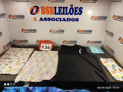 LOTE 136 - 10 – ITENS DE ENXOVAL DIVERSOS (NO ESTADO, NÃO SABEMOS SE FUNCIONA. LEILÃO NÃO TEM GARANTIA E NEM DEVOLUÇÃO, SUJEITO A POSSÍVEIS AVARIAS VISÍVEIS/OCULTAS E/OU AUSÊNCIA DE COMPONENTES)