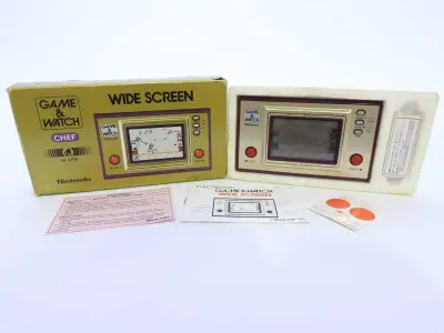LOTE 017 - RARO GAME & WATCH CHEF 1981, EM ÓTIMO ESTADO DE CONSERVAÇÃO, FUNCIONADO ATE O MOMENTO SEM GARANTIAS FUTURAS (NO ESTADO)