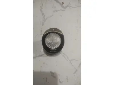LOTE 023 - RARA MOEDA 1951 CANADA 5 CENTS COMMEMORATIVE GEORGE VI NICKEL COINS PREMIAÇÃO QUE FOI NA CIDADE DE SUDBURY CANADÁ (NO ESTADO)
