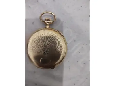 LOTE 006 - RELÓGIO BOLSO VACHERON CONSTANTIN ORIGINAL OURO 18K PESANDO TOTAL DE 135 GRAMAS ORIGINAL FUNCIONANDO PERFEITAMENTE (NO ESTADO)