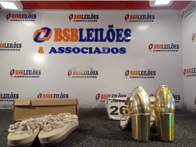LOTE 269 - 02 – PARES DE CALÇADOS FEMININO Nº 37 (NO ESTADO, NÃO SABEMOS SE FUNCIONA. LEILÃO NÃO TEM GARANTIA E NEM DEVOLUÇÃO, SUJEITO A POSSÍVEIS AVARIAS VISÍVEIS/OCULTAS E/OU AUSÊNCIA DE COMPONENTES)