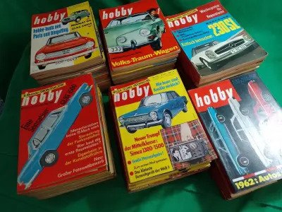 LOTE 254 - RARA COLEÇÃO DE REVISTA HOBBY ANOS 60 SÃO 74 REVISTAS , EM EXCELENTE ESTADO, SEM RASURAS. (NO ESTADO)
