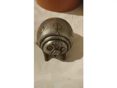 LOTE 280 - RELÓGIO ANTIGO MÁQUINA À CORDA B.W. R$ (NO ESTADO)