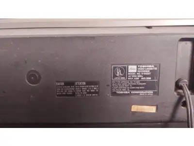 LOTE 341 - VIDEO CASSETE TOSHIBA BETAMAX RARO (NO ESTADO)