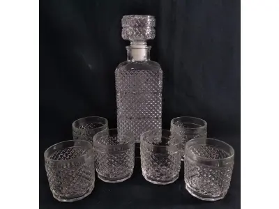 LOTE 194 - CONJUNTO PARRA WHISKY FRANCÊS, (NO ESTADO)