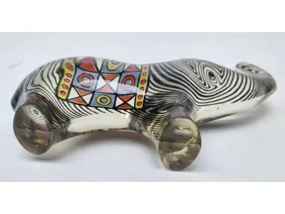 LOTE 313 - COLEÇAO  ABRAHAM PALATNIK TAMANHO 16 CMS COMP. X 8 CMS ALT. X 4 CMS LARG. (NO ESTADO)