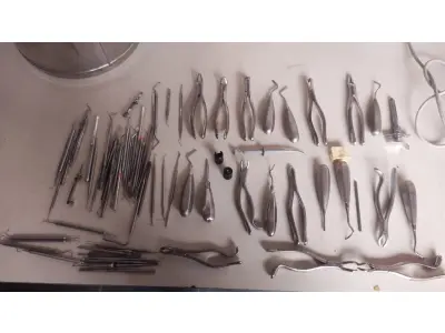 LOTE 421 - LOTE COM DIVERSOS ITENS ODONTOLÓGICOS (NO ESTADO)