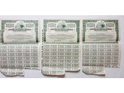 LOTE 599 - 6 APÓLICES (NO ESTADO)