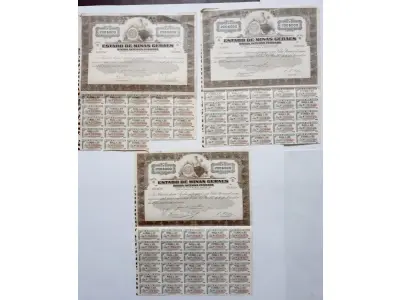 LOTE 598 - 6 APÓLICES (NO ESTADO)