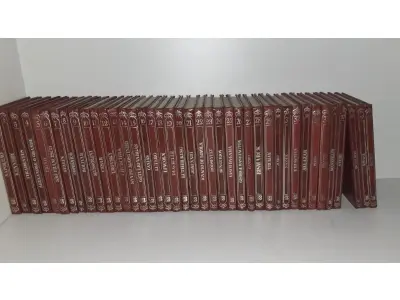 LOTE 605 - COLEÇÃO BIBLIOTECA DE HISTÓRIA 40 BIOGRAFIAS DE GRANDES PERSONAGENS (NO ESTADO)
