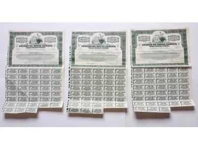 LOTE 598 - 6 APÓLICES (NO ESTADO)