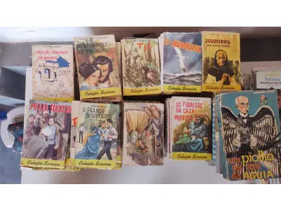 LOTE 609 - RARA COLEÇÃO SARAIVA COM 277 LIVROS MAIS 28  LIVROS  RAROS (NO ESTADO)
