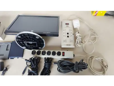 LOTE 504 - LOTE COM DIVERSOS ITENS MONITOR NÃO LIGA (NO ESTADO)