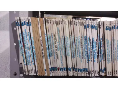 LOTE 584 - LOTE GIBIS ANTIGOS TEX EDITORA GLOBO COM 150 GIBIS (NO ESTADO)