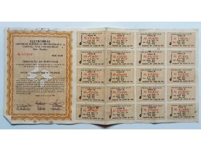 LOTE 598 - 6 APÓLICES (NO ESTADO)