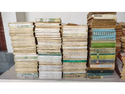 LOTE 609 - RARA COLEÇÃO SARAIVA COM 277 LIVROS MAIS 28  LIVROS  RAROS (NO ESTADO)