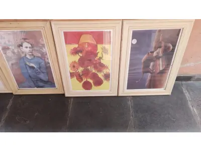 LOTE 523 - LOTE COM DIVERSOS QUADROS ANTIGOS (NO ESTADO)