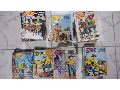 LOTE 584 - LOTE GIBIS ANTIGOS TEX EDITORA GLOBO COM 150 GIBIS (NO ESTADO)