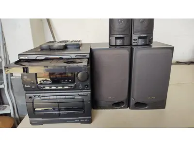 LOTE 507 - SOM AIWA LIGANDO SEM TESTES TAMPA DO CD NÃO FECHA (NO ESTADO)