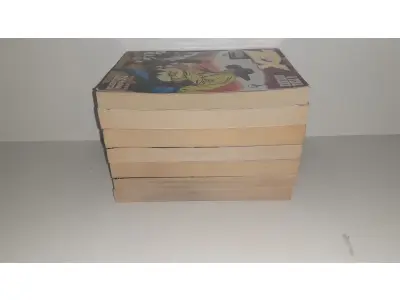LOTE 594 - GIBIS TEX ,ANUAL COM AS EDIÇÕES: 1,2,3,4,5,6,12(NO ESTADO)