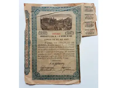 LOTE 598 - 6 APÓLICES (NO ESTADO)