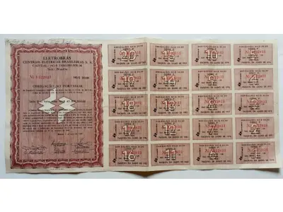 LOTE 598 - 6 APÓLICES (NO ESTADO)