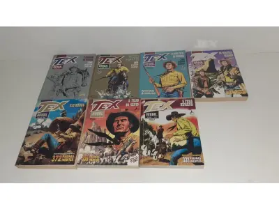 LOTE 594 - GIBIS TEX ,ANUAL COM AS EDIÇÕES: 1,2,3,4,5,6,12(NO ESTADO)