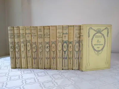 LOTE 580 - RARA COLEÇÃO  EDITORA FRANCESA NELSON (1910-1939), LITERATURA FRANCESA LIVROS RAROS E IMPORTADOS DE ÉPOCA,  (NO ESTADO)