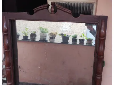 LOTE 446 - ESPELHO ANTIGO(NO ESTADO)