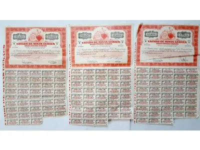 LOTE 598 - 6 APÓLICES (NO ESTADO)
