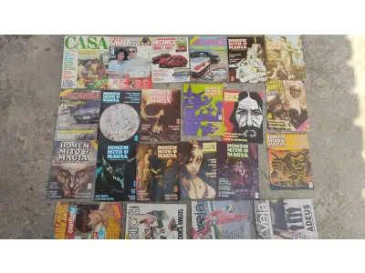 LOTE 635 - LOTE COM 105 REVISTAS ANTIGAS (NO ESTADO)